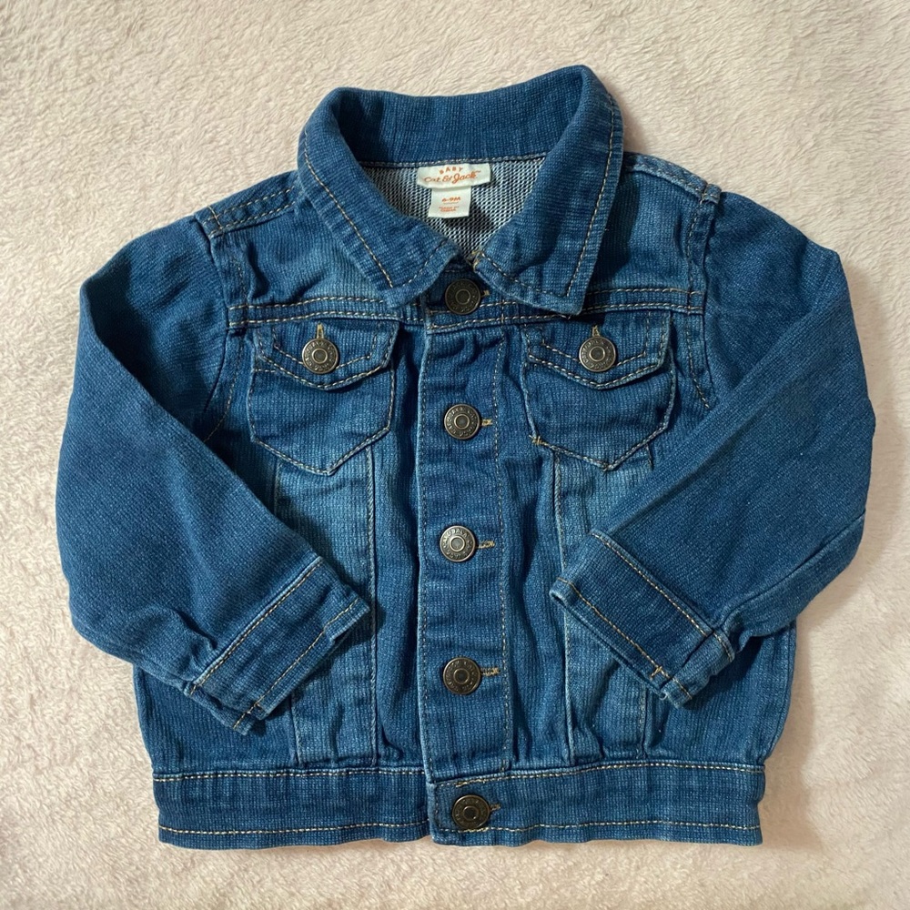 Cat & Jack Blue Jean Jacket Classic Design